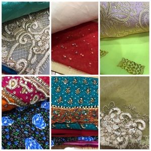 NWT Crafters Heaven. 50 Pieces of New Fabric 6”x 8” Different shades & patterns